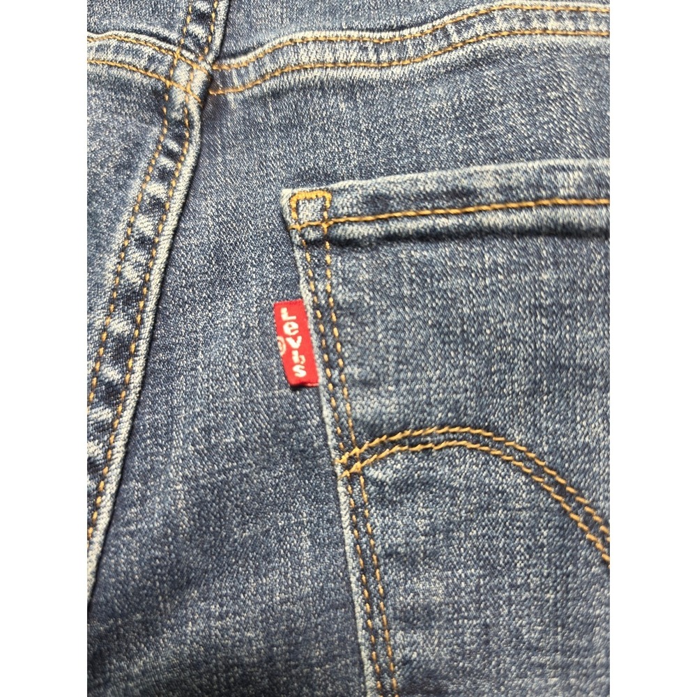 Levi's 721 High Rise Skinny Ankle Jeans Blue Medium Wash Denim 27 22850-0106 - Picture 5 of 9